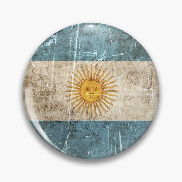 Item preview, Vintage Aged and Scratched Argentinian Flag designed and sold by JeffBartels.