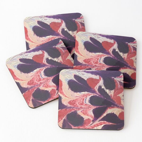 Item preview, Fluid Patterns Hearts designed and sold by craftsbydaphy.