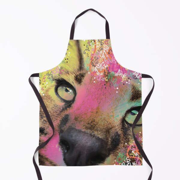 Item preview, Little Caracal Cat Face designed and sold by vanillakirsty.