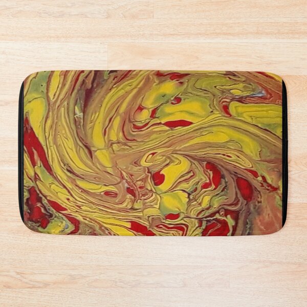 Item preview, Fluid Patterns Yellow and Red designed and sold by craftsbydaphy.