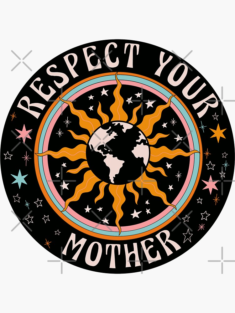 Thumbnail 3 of 3, Sticker, Respect Your Mother designed and sold by jnligdas.