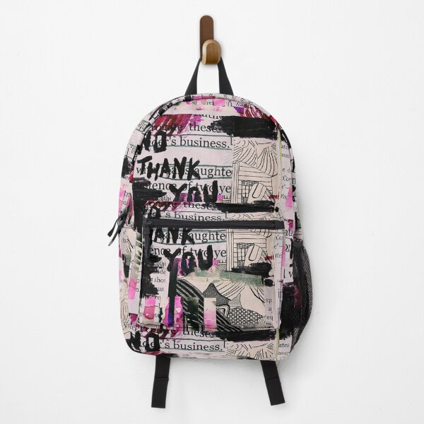 Item preview, no thank you collage art work designed and sold by evaroller21.