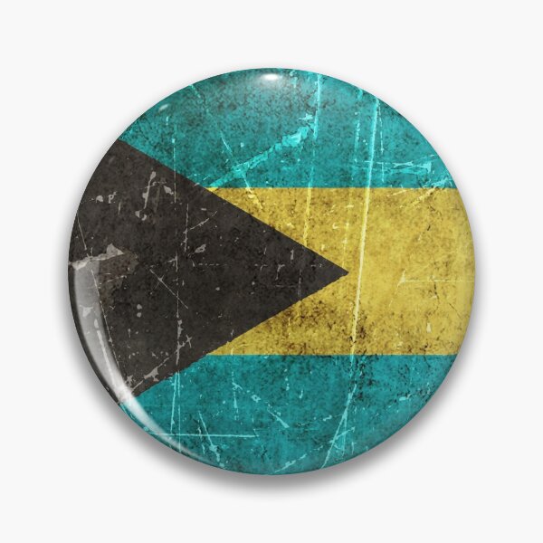 Item preview, Vintage Aged and Scratched Bahamas Flag designed and sold by JeffBartels.