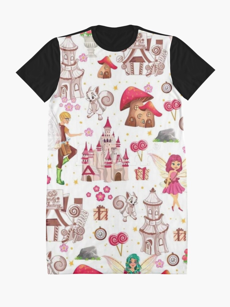 Alternate view of Tommy Tinker's Magical Fairy Kingdom™ Graphic T-Shirt Dress
