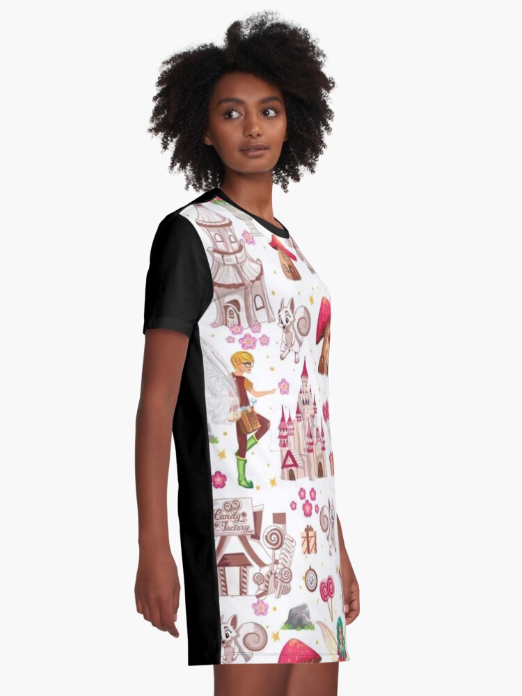 Alternate view of Tommy Tinker's Magical Fairy Kingdom™ Graphic T-Shirt Dress