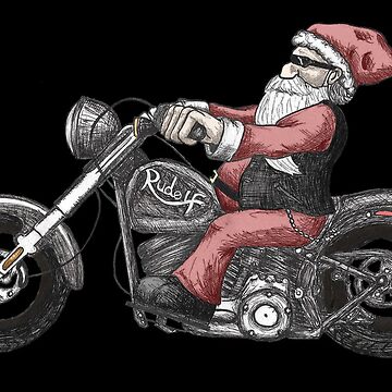 Artwork thumbnail, Biker Santa by azaturn