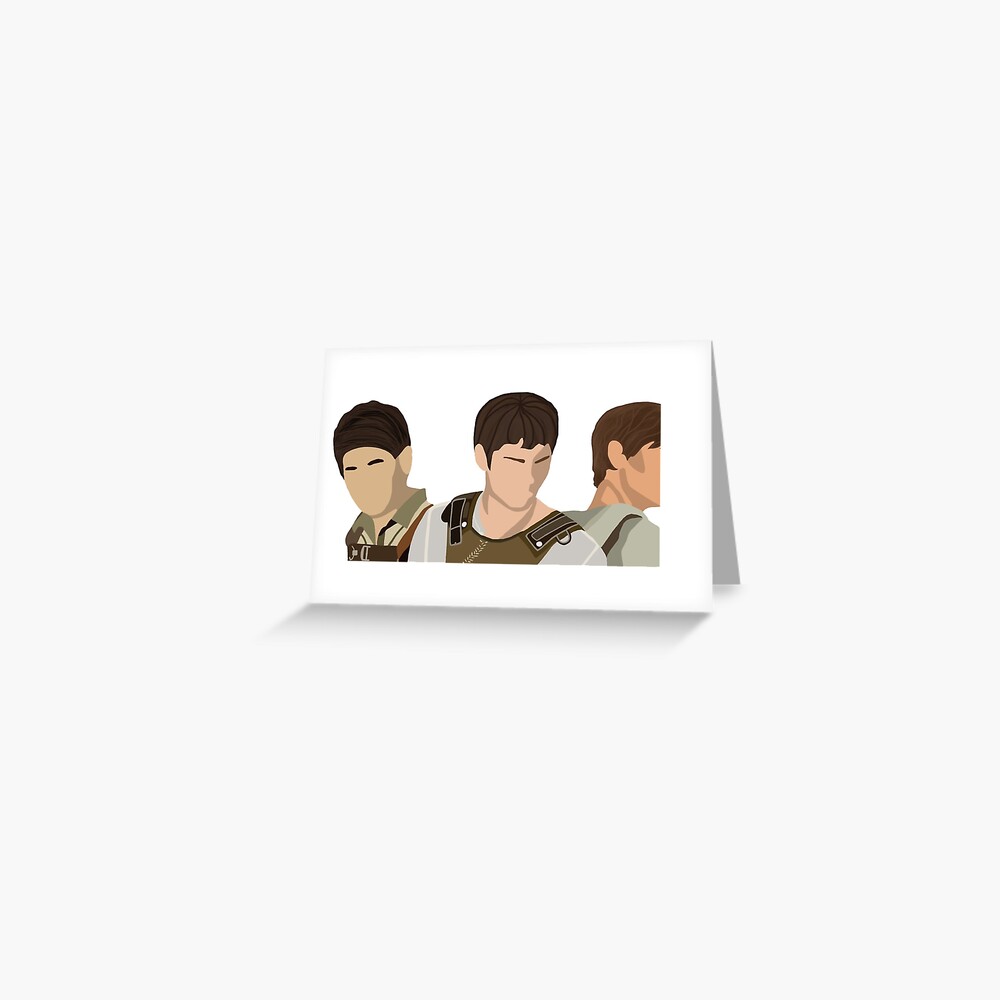 Maze Runner - Minho, Thomas, Newt Sticker for Sale by AngeliaLucis