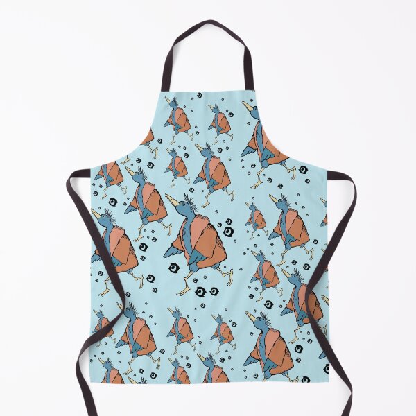 Item preview, Blue Bird Wearing a Brown Coat designed and sold by Otter-Grotto.