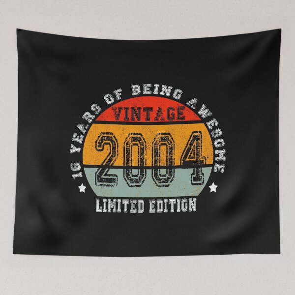 Item preview, 16 years of being awesome vintage 2004 limited edition T-Shirt designed and sold by bestdesigns2020.
