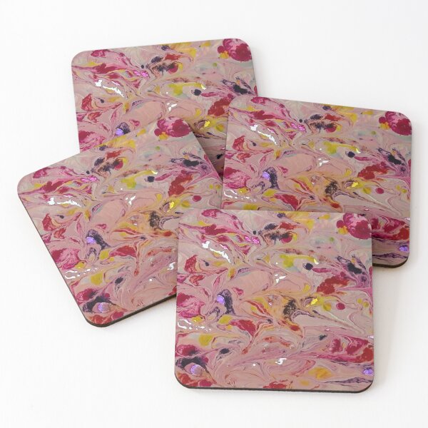 Item preview, Fluid Patterns Pink Yellow Purple designed and sold by craftsbydaphy.