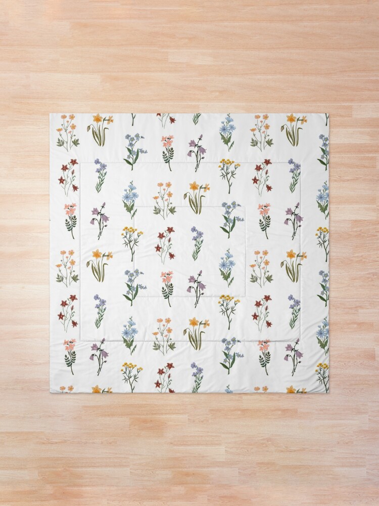 Watercolor Wildflowers Sticker for Sale by cait-shaw