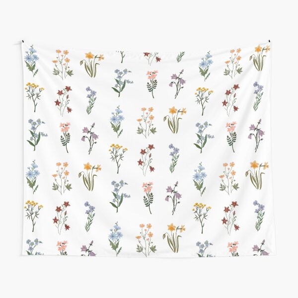 Watercolor Wildflowers Sticker for Sale by cait-shaw