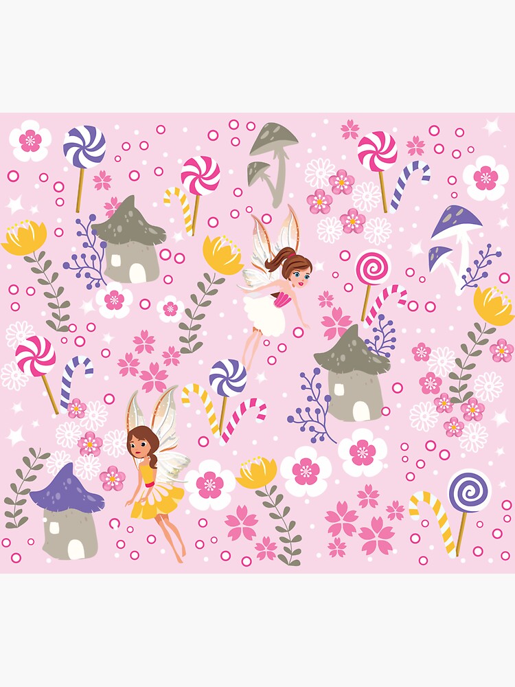 The Pink Fairy Helpers In Tommy Tinker's Village™ by TeelieTurner