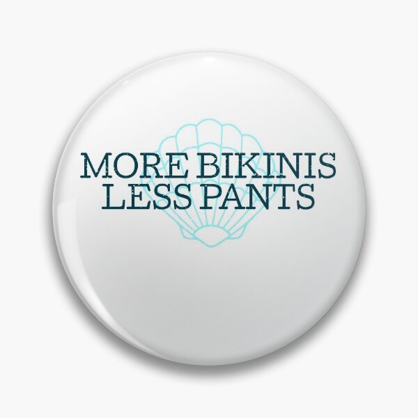 Aperçu de l'œuvre Chemise de plage d'été mignon | Plus de bikinis moins de pantalons créée et vendue par ETIndustries.
