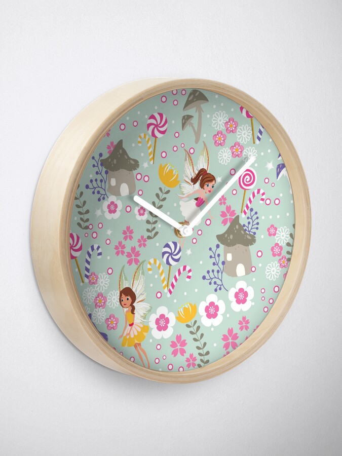Alternate view of Green Fairy Helpers In Tommy Tinker's Village™ Clock