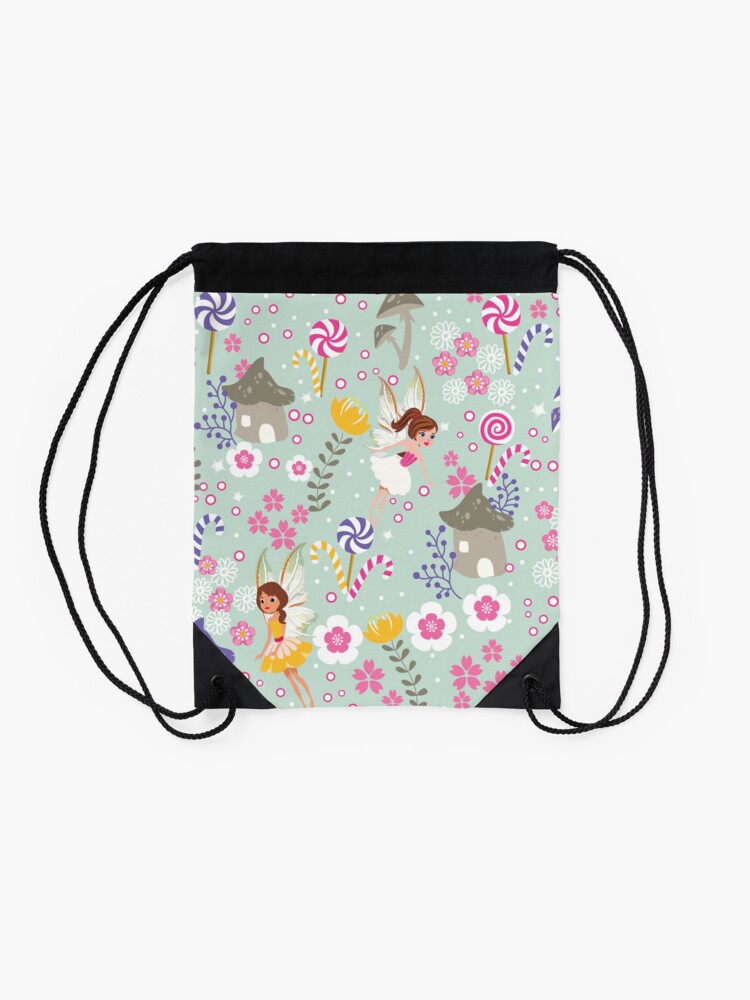 Alternate view of Green Fairy Helpers In Tommy Tinker's Village™ Drawstring Bag
