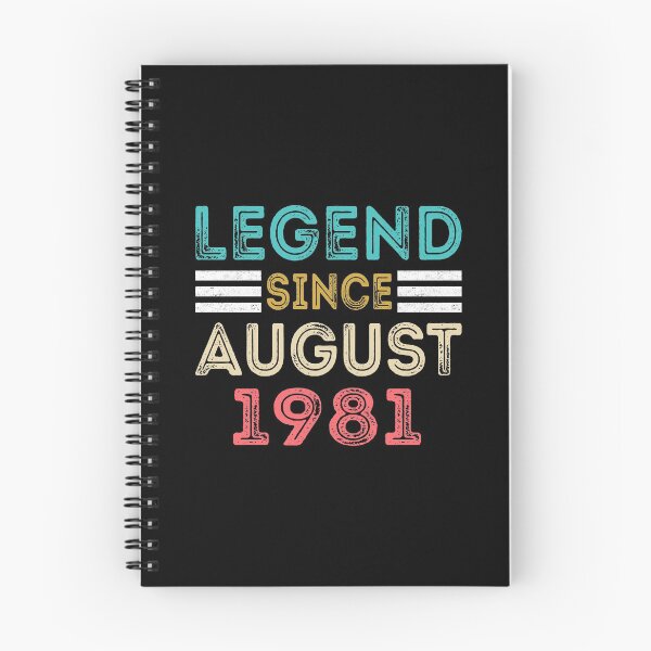Item preview, Retro Vintage 39th Birthday Legend Since August 1981 designed and sold by meedTee.