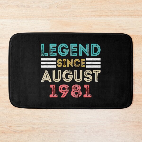 Item preview, Retro Vintage 39th Birthday Legend Since August 1981 designed and sold by meedTee.