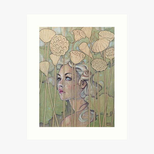 Item preview, 'Nelumbo' (Lotus Nymph) designed and sold by Fay Helfer.