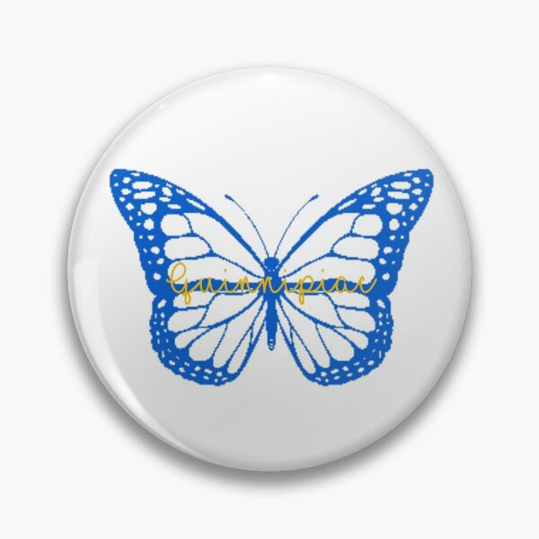 Item preview, quinnipiac butterfly sticker designed and sold by l17m04.