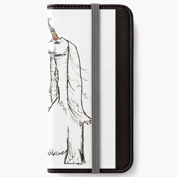Darling, Please. Unicorn afghan hound with attitude. iPhone Wallet