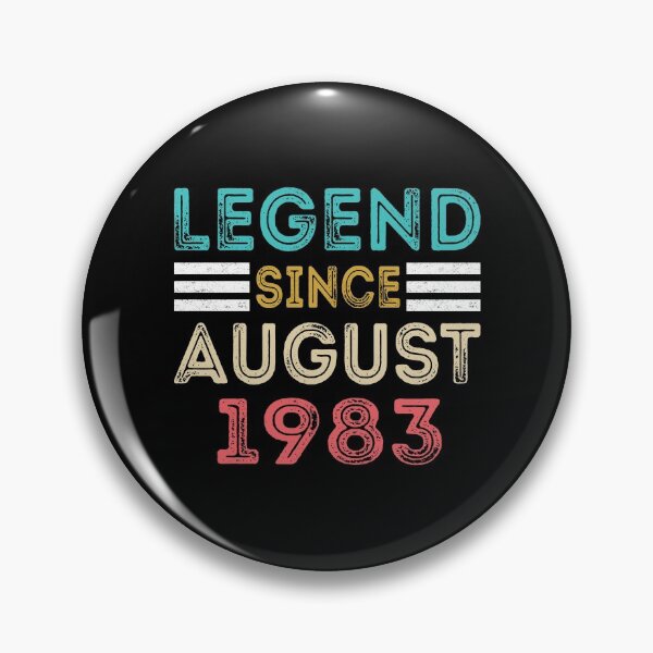 Item preview, Retro Vintage 37th Birthday Legend Since August 1983 designed and sold by meedTee.