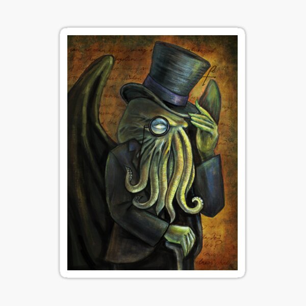 Dapper Cthulhu Sticker