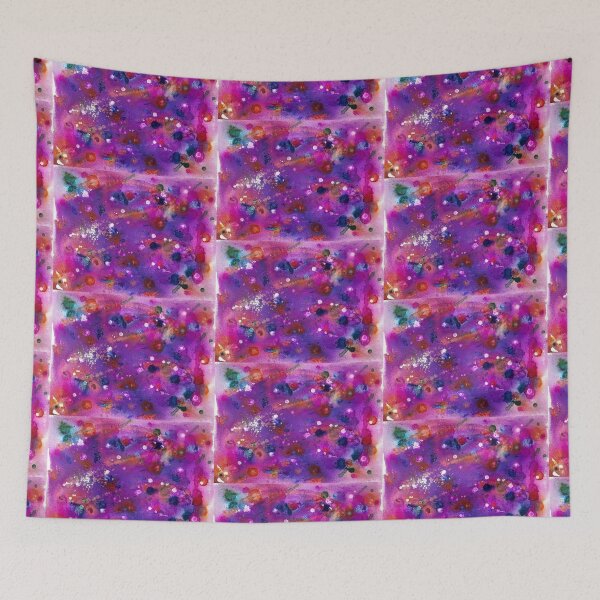 Item preview, Fluid Patterns Pink Purple Orange designed and sold by craftsbydaphy.