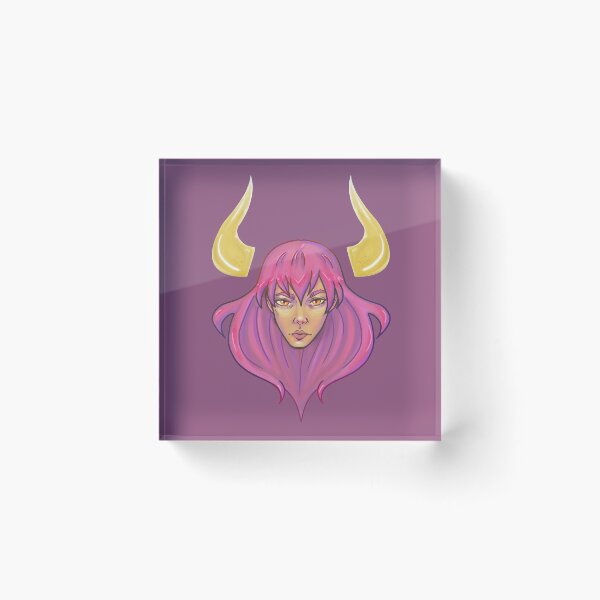 Item preview, Golden Horns Demon Girl designed and sold by grimmiechan.