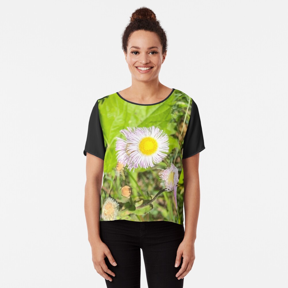Pink yellow flower, Flower mask, Flower, Flower socks Chiffon Top