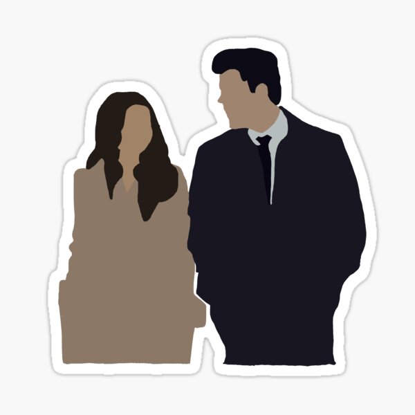 Davina Claire and Kol Mikaelson Sticker for Sale by alisejdesigns