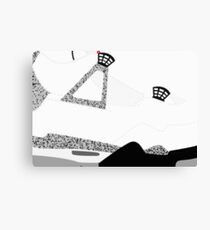 Made in China IV White/Cement Size US 9.5 - Pop Art, Sneaker Art, Minimal Canvas Print