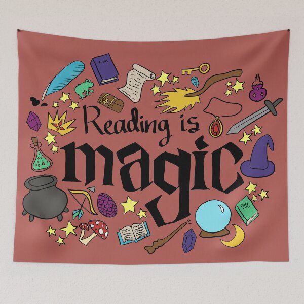 Item preview, Reading is Magic! designed and sold by brynn-art.