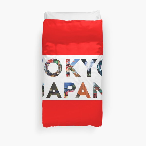 Tokyo, Japan Collage Duvet Cover