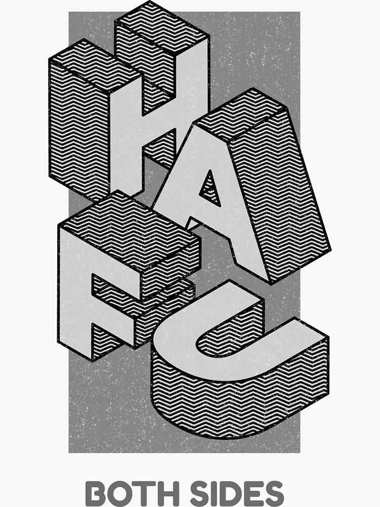 Thumbnail 3 of 3, Sticker, Block Logo Grey designed and sold by HAFU-Designs.