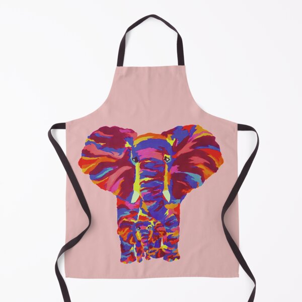 Item preview, Colourful Neon Elephants designed and sold by Gloria Feruzi.