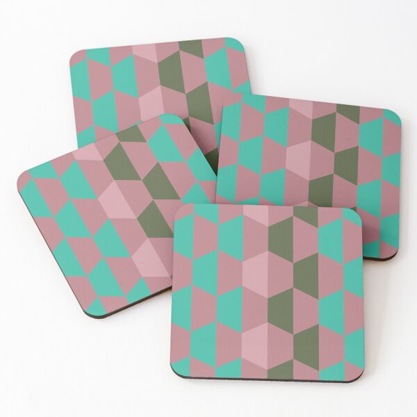 Item preview, Colorful 3-D Cubes Mid Century Modern Hipster designed and sold by Crow and Monkey.
