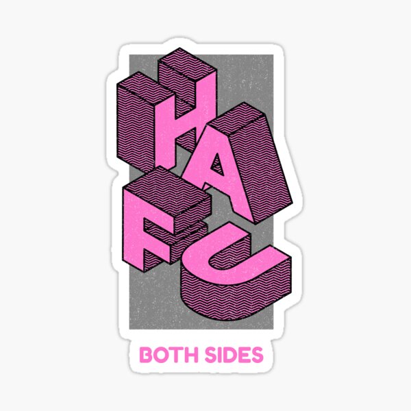 Block Logo Pink Sticker