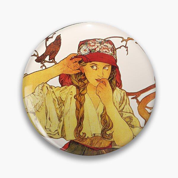 Item preview, HD. Alphonse Mucha - Music: Moravian Teachers Choir. Beige background version by Mindthecherry designed and sold by MINDTHECHERRY.