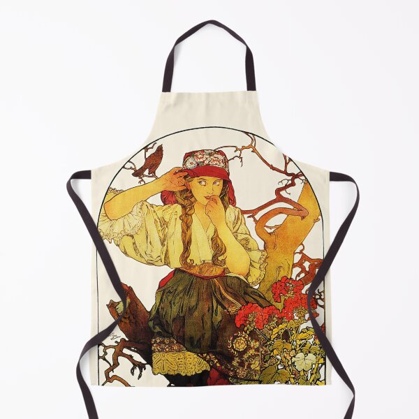 Item preview, HD. Alphonse Mucha - Music: Moravian Teachers Choir. Beige background version by Mindthecherry designed and sold by MINDTHECHERRY.