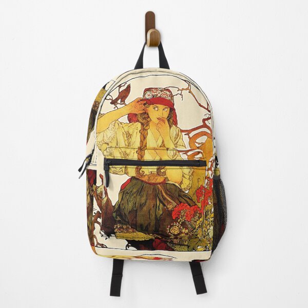 Item preview, HD. Alphonse Mucha - Music: Moravian Teachers Choir. Beige background version by Mindthecherry designed and sold by MINDTHECHERRY.