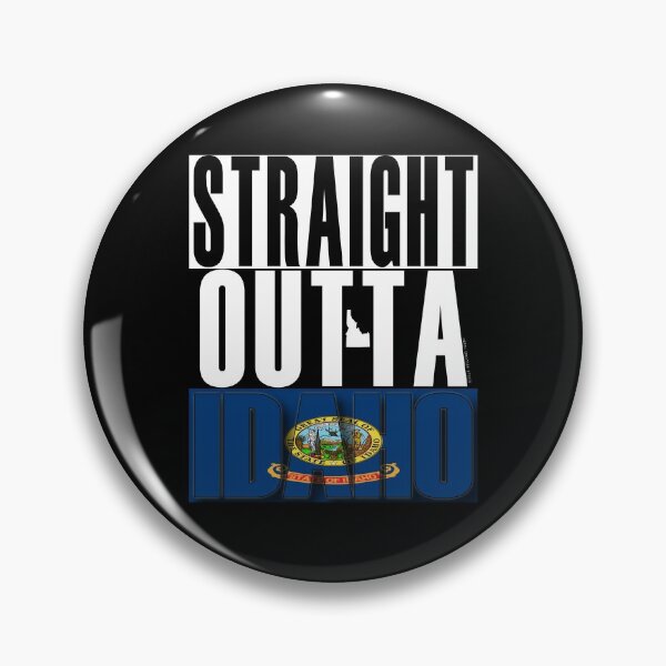 Artikelvorschau, Straight Outta Idaho Flag von Merch Creation Studio entworfen und verkauft von MerchCStudio.