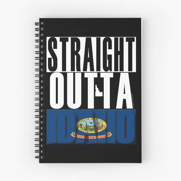 Item preview, Straight Outta Idaho Flag by Merch Creation Studio designed and sold by MerchCStudio.