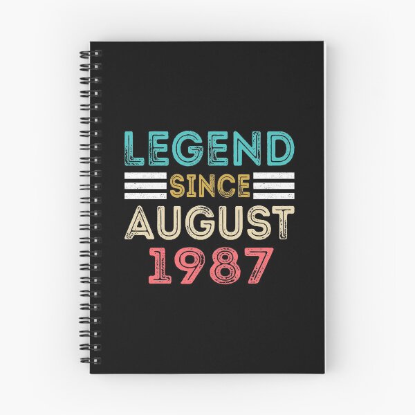 Item preview, Retro Vintage 33rd Birthday Legend Since August 1987 designed and sold by meedTee.