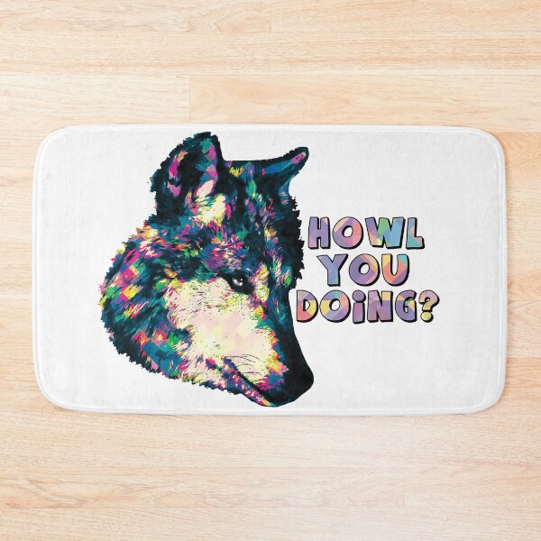 Item preview, Funny Wolf howl you doing designed and sold by Give Me that Pencil.