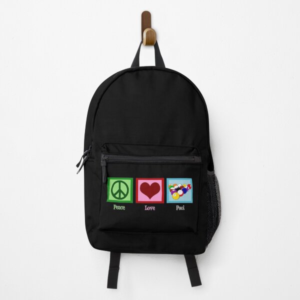 Item preview, Peace Love Pool Billiards designed and sold by Epic Love Designs.