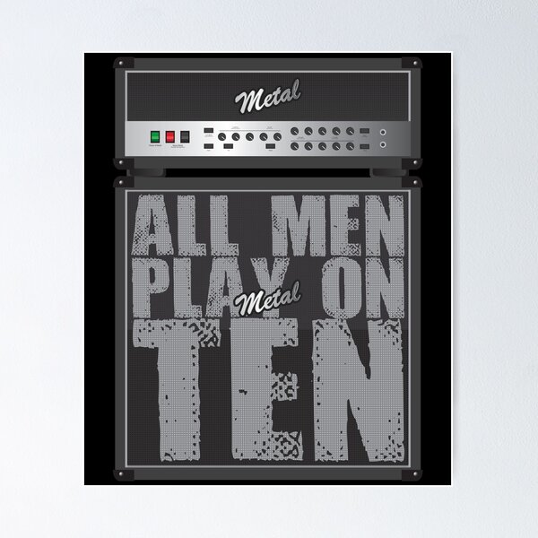 Item preview, All Men Play on Ten 2.0 designed and sold by frittercritters.