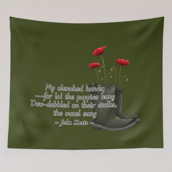 Item preview, John Keats ~ Poppy designed and sold by Krystal  Thomas.