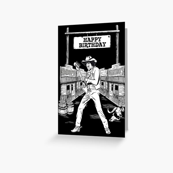 Thin Lizzy birthday card Greeting Card