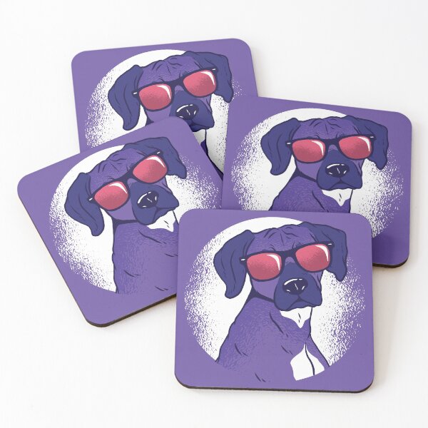 Item preview, Cool Dog Wearing Sunglasses designed and sold by CoolSilhouettes.